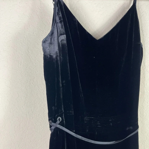 Rag & Bone Jamie Velvet Jumpsuit in Black Size 2 - Picture 9 of 13